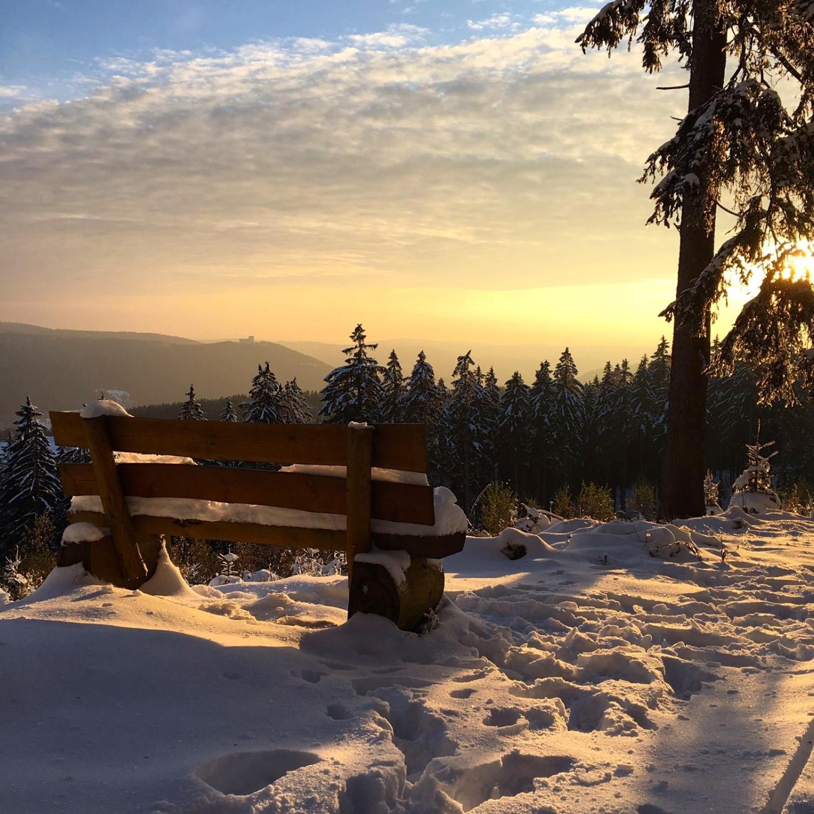 Ferienwohnung Rennsteigblick Suhl Esterno foto